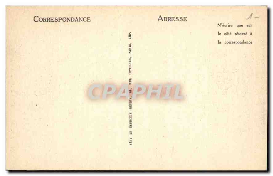 CPA Paris L'Hotel de Sens  — Rückseite