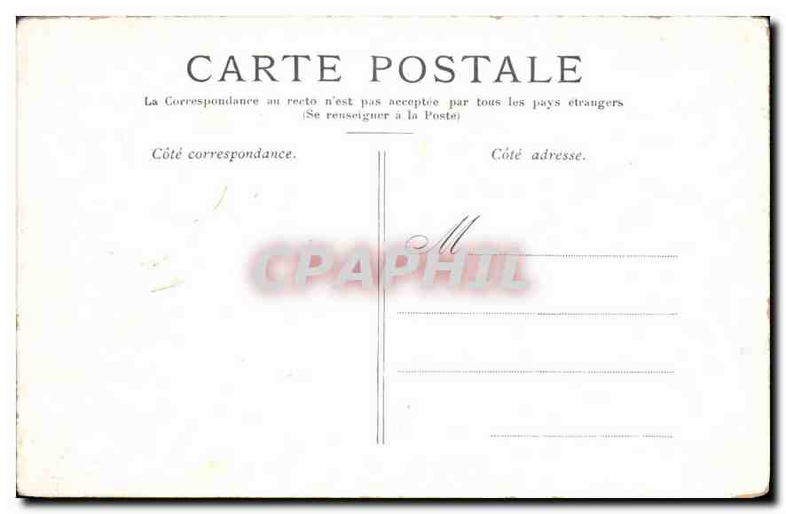 CPA Paris Le Palais du Luxembourg  — Rückseite