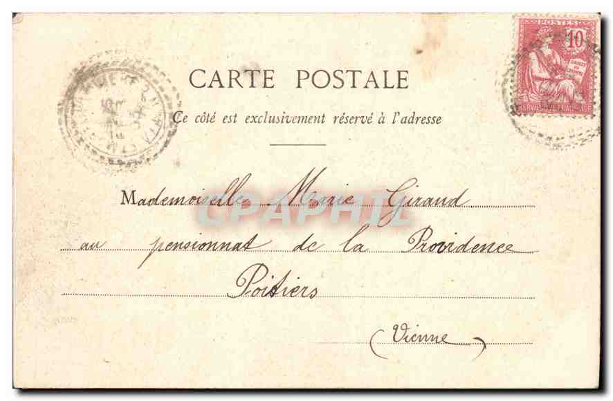 CPA Paris Eglise de la Madeleine et les Grands Boulevards  — Rückseite