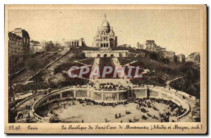 CPA Paris La Basilique du Sacre Coeur de Montmartre 