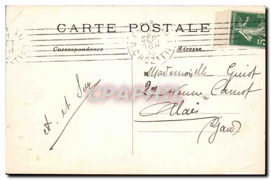 Paris — Église Notre-Dame et Le Pont d'Arcole — C.M. n°1214 — Reverso