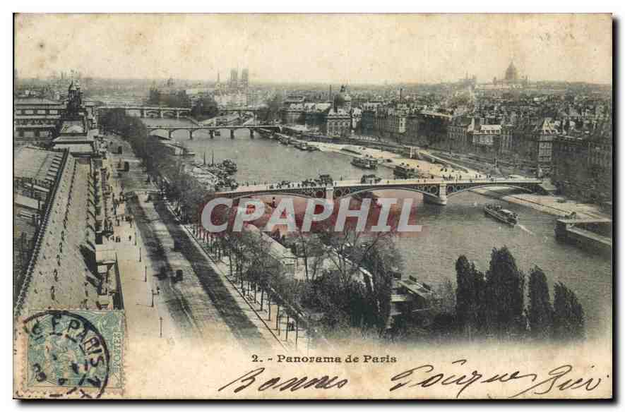 CPA Panorama de Paris 