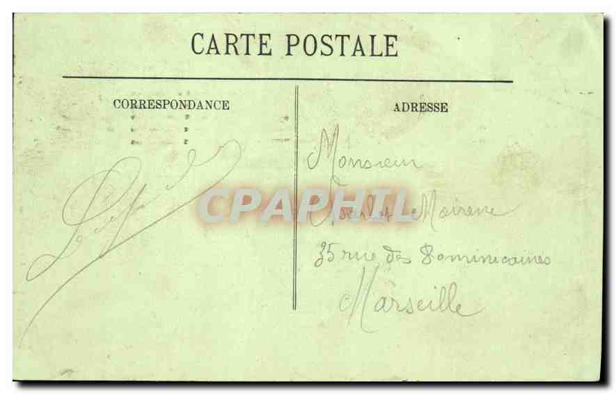 CPA Paris L'Opera Comique  — Rückseite