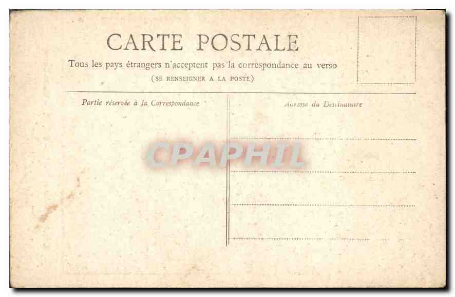 CPA Paris Notre Dame  — Verso