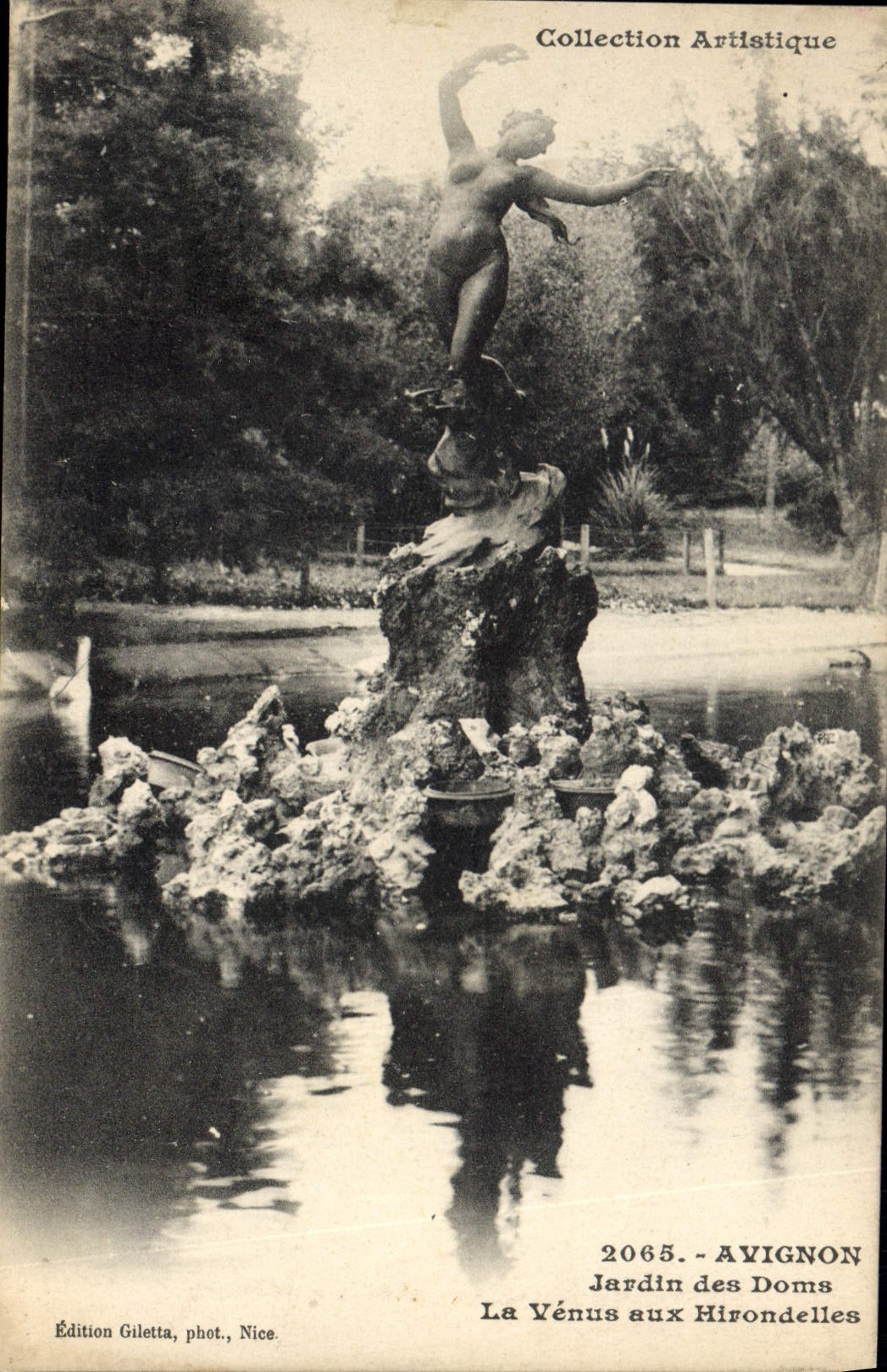 CPA Avignon Jardin des Doms La Venus aux Hirondelles 