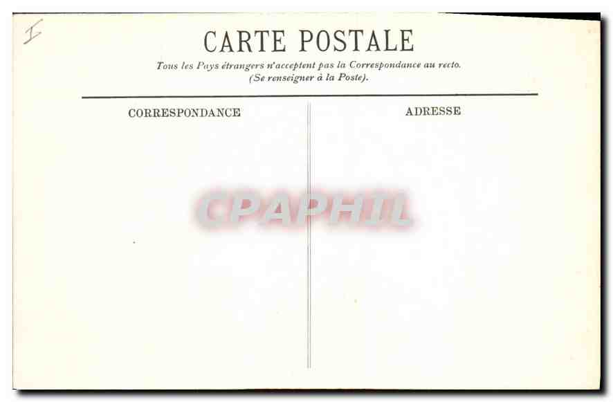 CPA Avignon Notre Dame des Doms et la Tour Campana  — Rückseite
