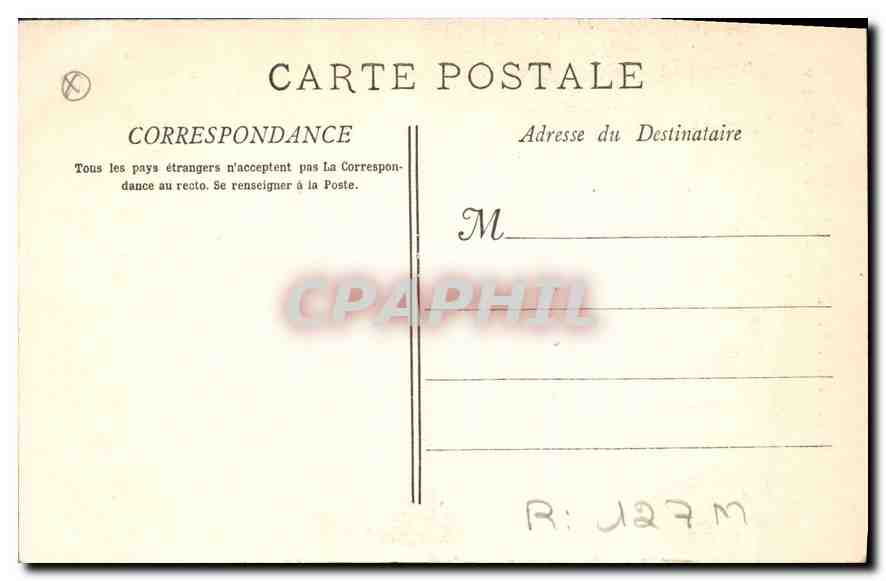 CPA Aix en Provence Eglise de la Madeleine Fontaine des Precheurs par Chastel  — Rückseite