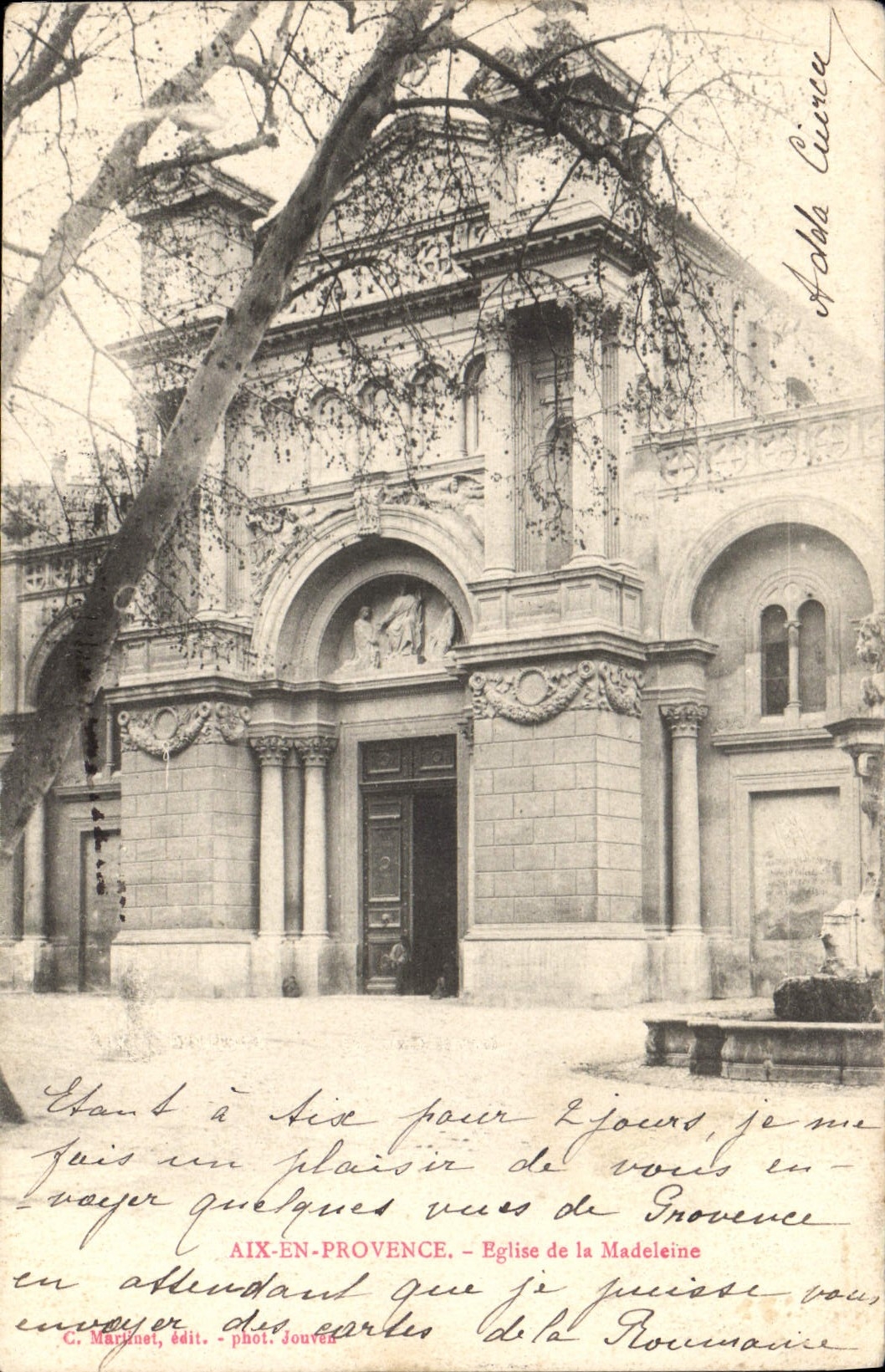 Aix-en-Provence — Église de la Madeleine — C. Marquet, édit. phot. Jouven