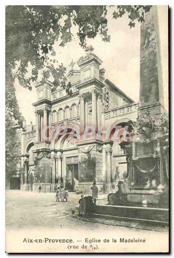 Aix-en-Provence — Iglesia de la Madeleine (vista de 3/4)