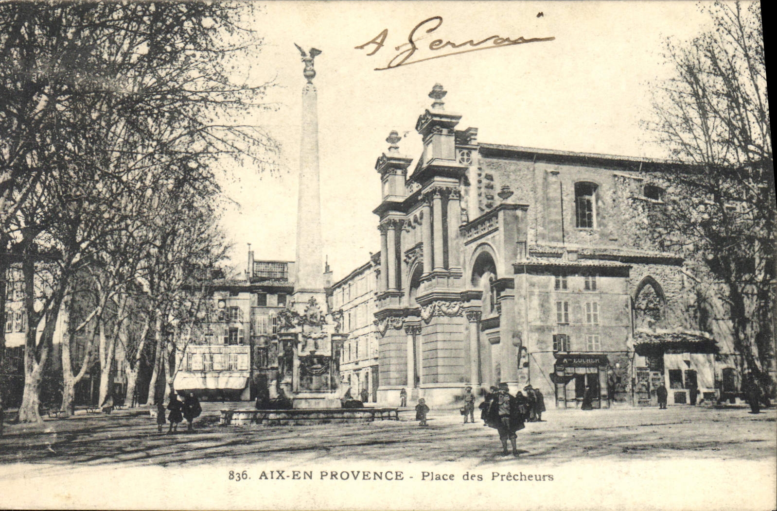 Aix-en-Provence — Place des Prêcheurs — A. Servan, n°836