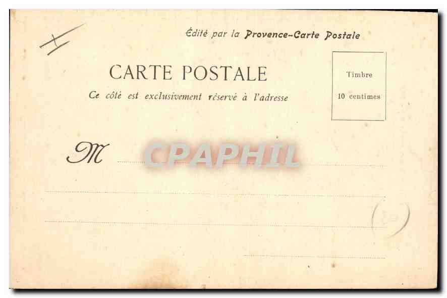 Aix - La Place des Précheurs — monument obélisque avec aigle et bâtiment orné — éditée par la Provence-Carte Postale — Rückseite