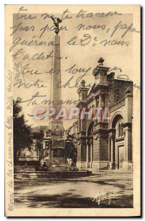 Aix-en-Provence — Église de la Madeleine et Fontaine des Précheurs — Atelier A. Jacqueta