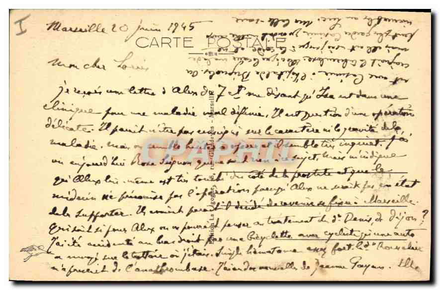 AIX-en-PROVENCE — La Madeleine et la Place des Prêcheurs — Éditeur anonyme, n° 457 — Rückseite