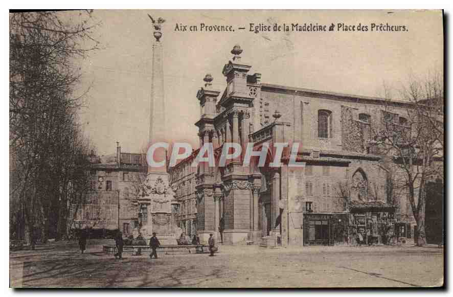 Aix en Provence — Église de la Madeleine à Place des Précheurs