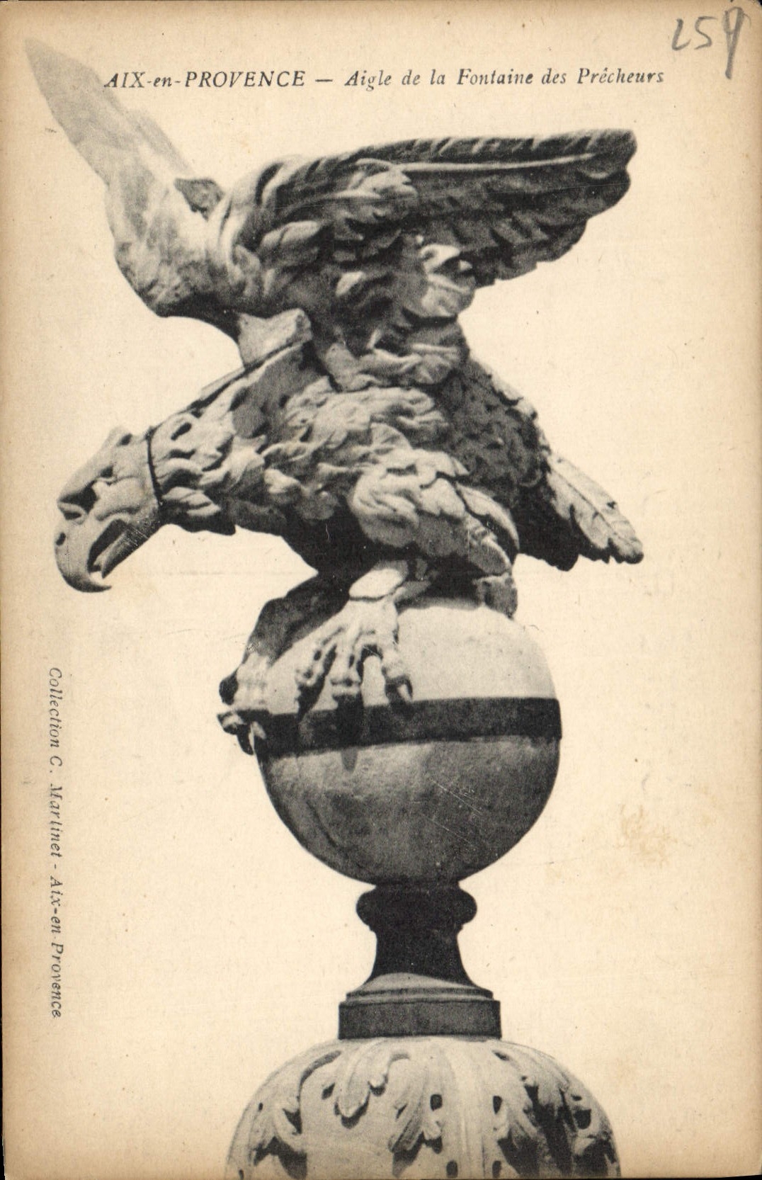 AIX-en-PROVENCE — Aigle de la Fontaine des Précheurs — Collection C. Martinet