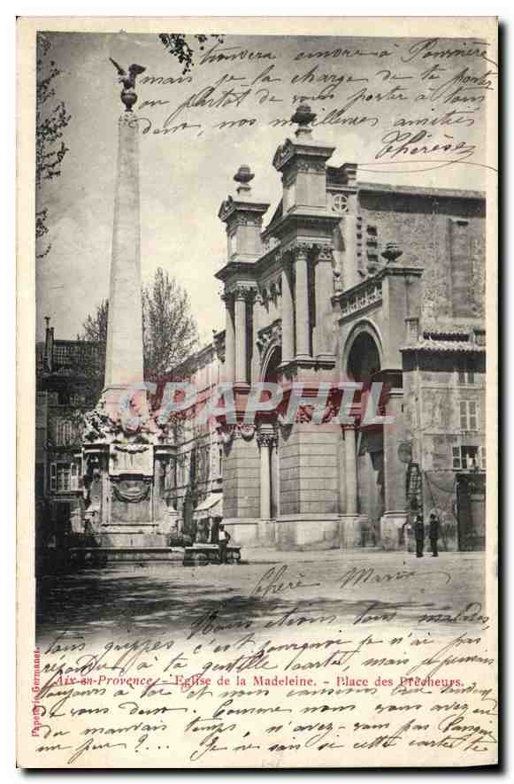 Aix-en-Provence — Église de la Madeleine — Place des Précheurs