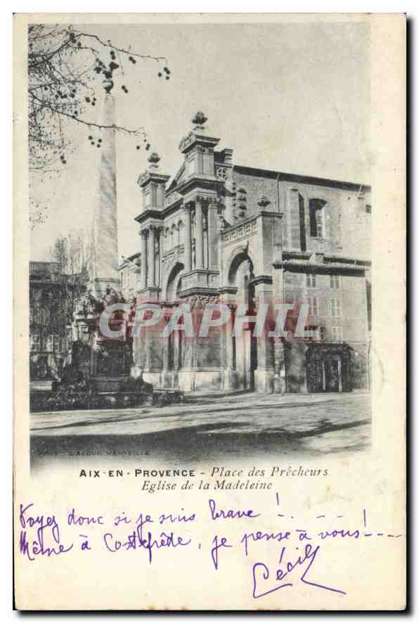 Aix-en-Provence - Place des Prêcheurs - Église de la Madeleine