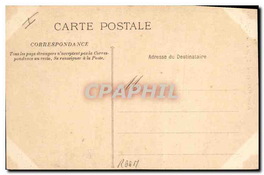 Aix-en-Provence - Église de la Magdeleine — obélisque avec aigle au sommet — E. Jaussaude Éditeur — Verso