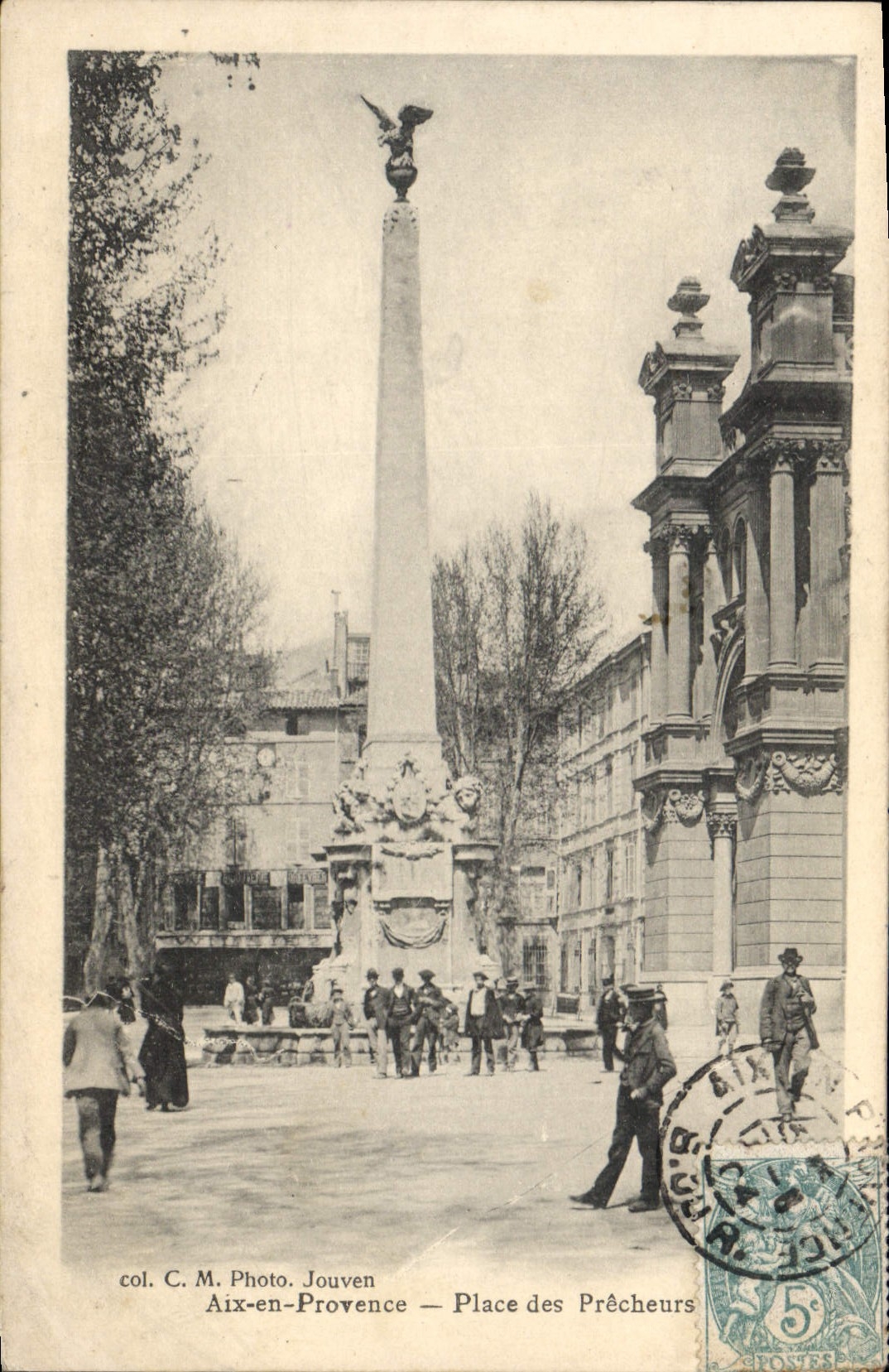 Aix-en-Provence — Place des Prêcheurs — col. C.M. Photo. Jouven