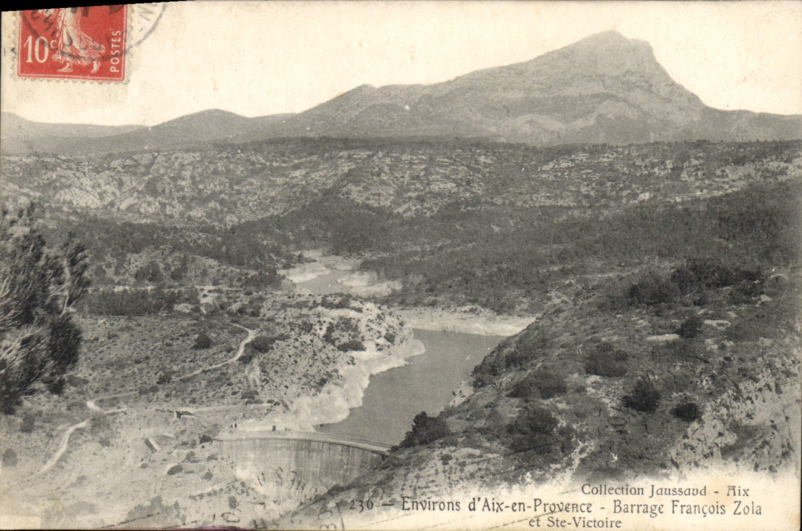 Environs d'Aix-en-Provence — Barrage François Zola — Collection Jaussaud - Aix