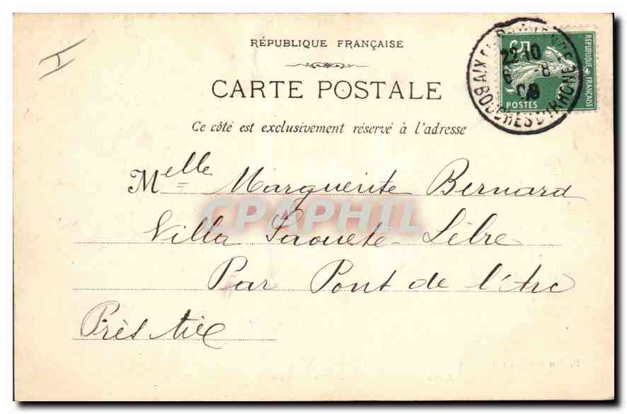 Aix-en-Provence - 22 - Barrage François Zola — E. Jaussaud Éditeur — Rückseite