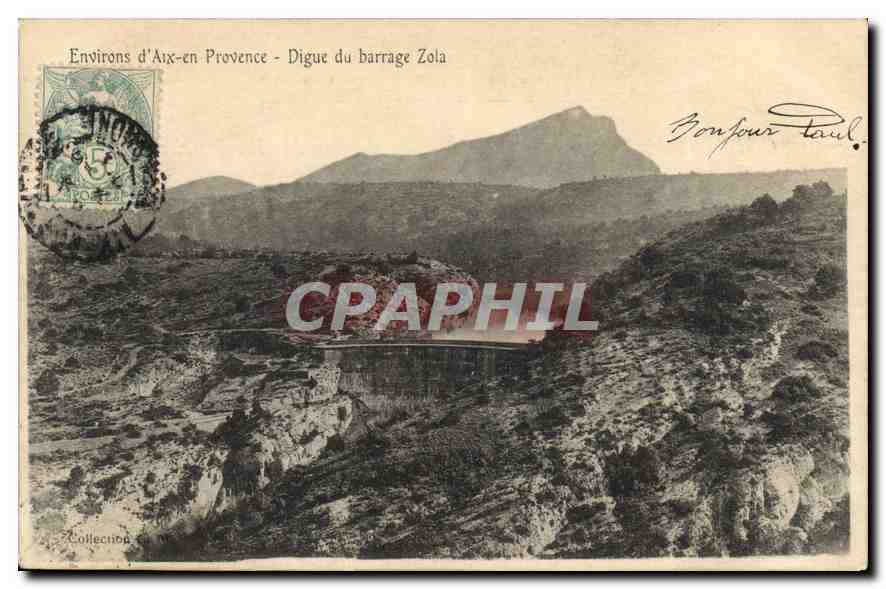 Umgebung von Aix-en-Provence - Staudamm Zola - Verlag Collecteon