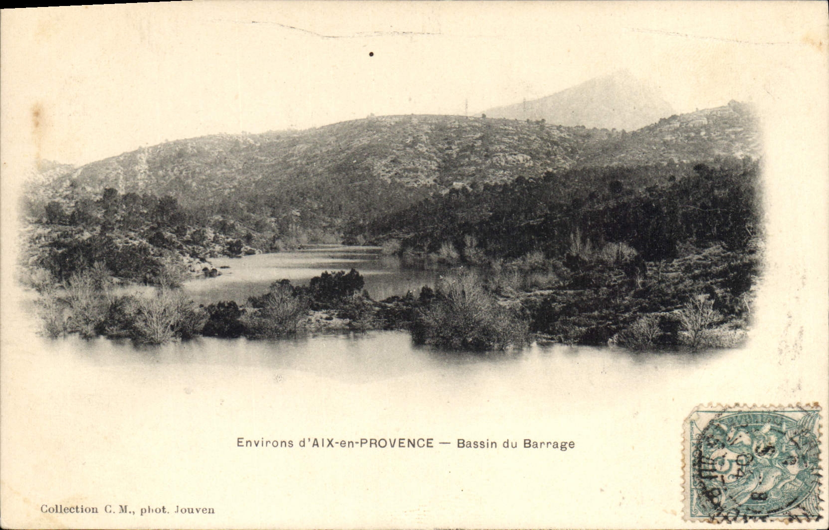 Environs d'AIX-en-PROVENCE — Bassin du Barrage — Collection C.M., phot. Jouven