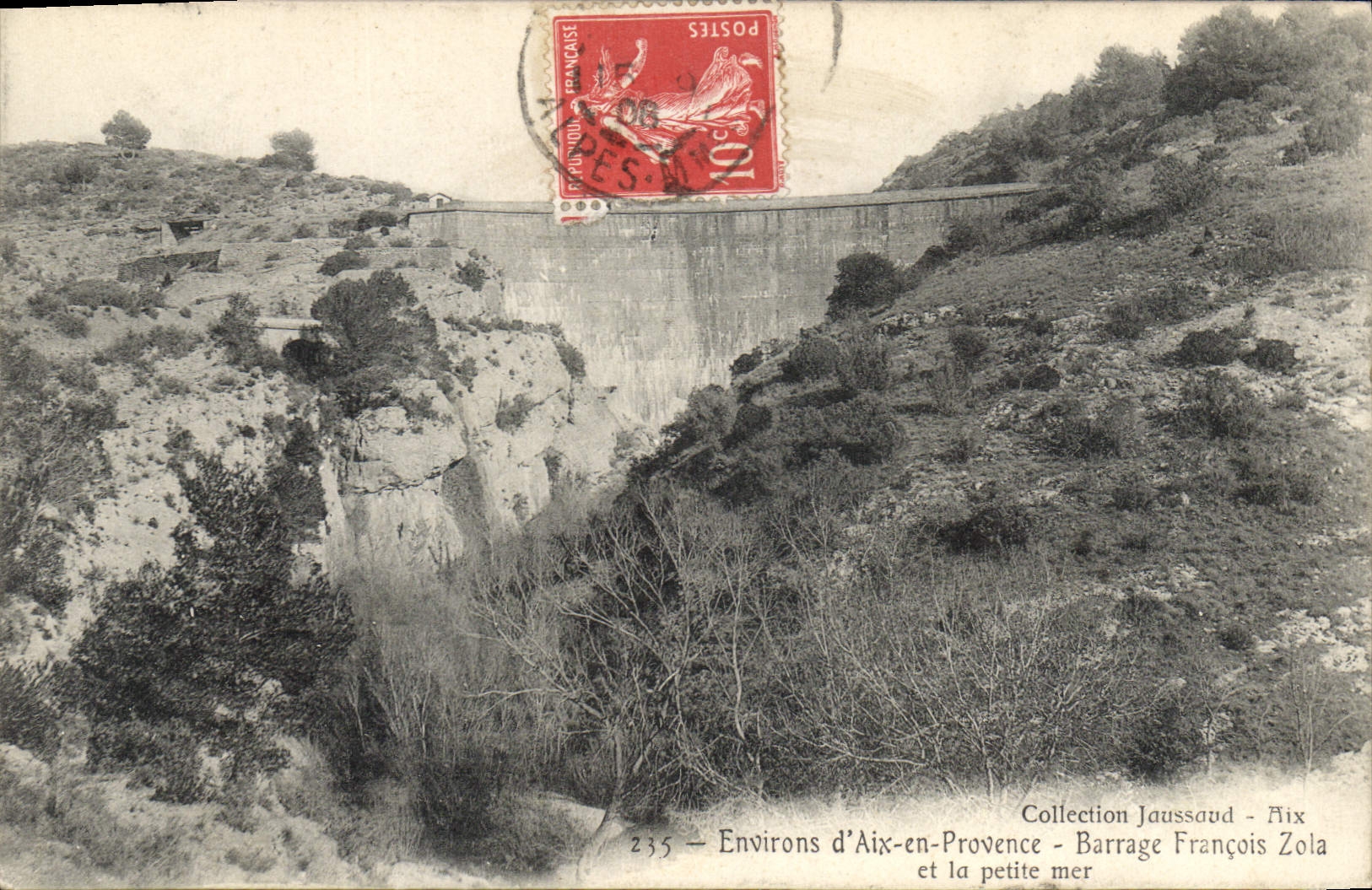 Environ d'Aix-en-Provence — Barrage François Zola — Collection Jaussaud - Rix