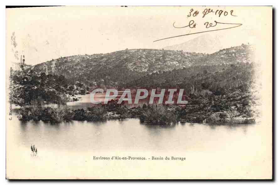Environs d'Aix-en-Provence - Bassin du Barrage — C. Maranin, Phot. Bourgo