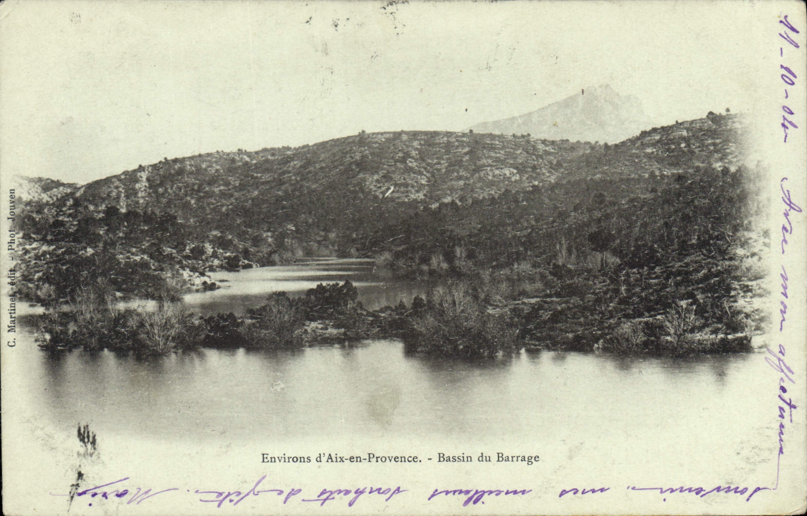 Environs d'Aix-en-Provence — Bassin du Barrage — C. Martinat dit. Phot. Jourven