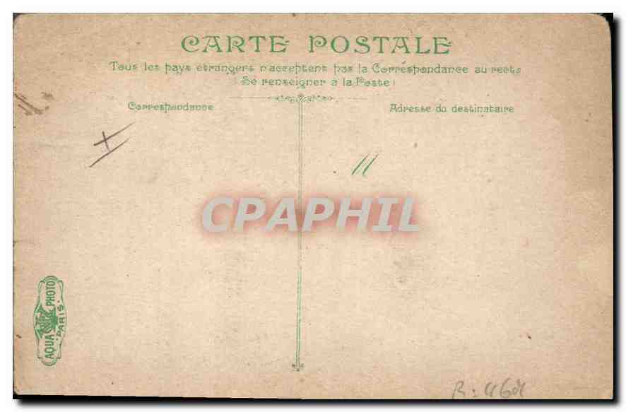 Aix-en-Provence — Fontaine Charrère et Église de la Magdeleine — éditeur C. C. n° 2604 — Verso