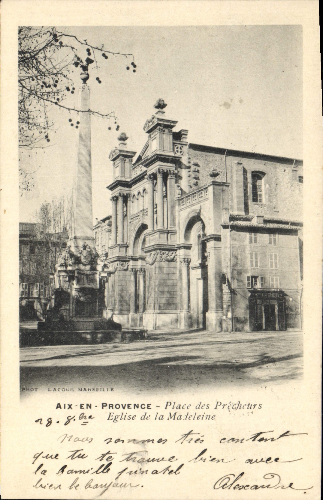 Aix-en-Provence - Place des Prêcheurs - Église de la Madeleine