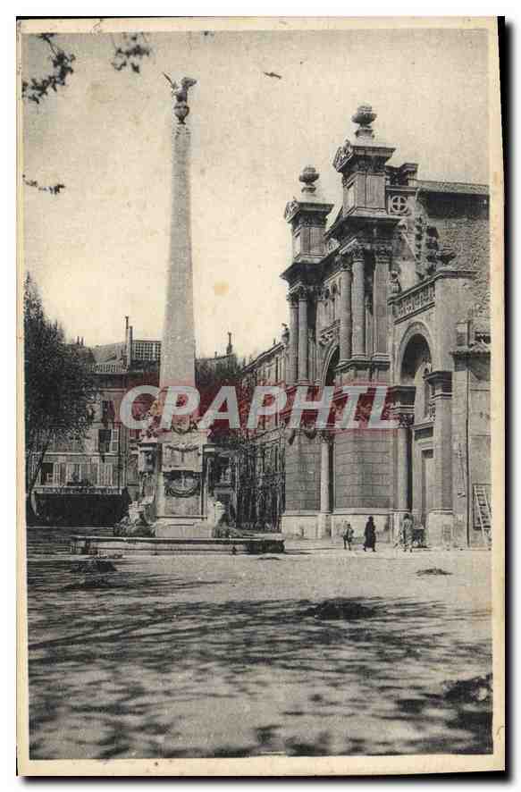 Aix-en-Provence — Place des Précheurs et église Sainte-Madeleine — J. Gessard