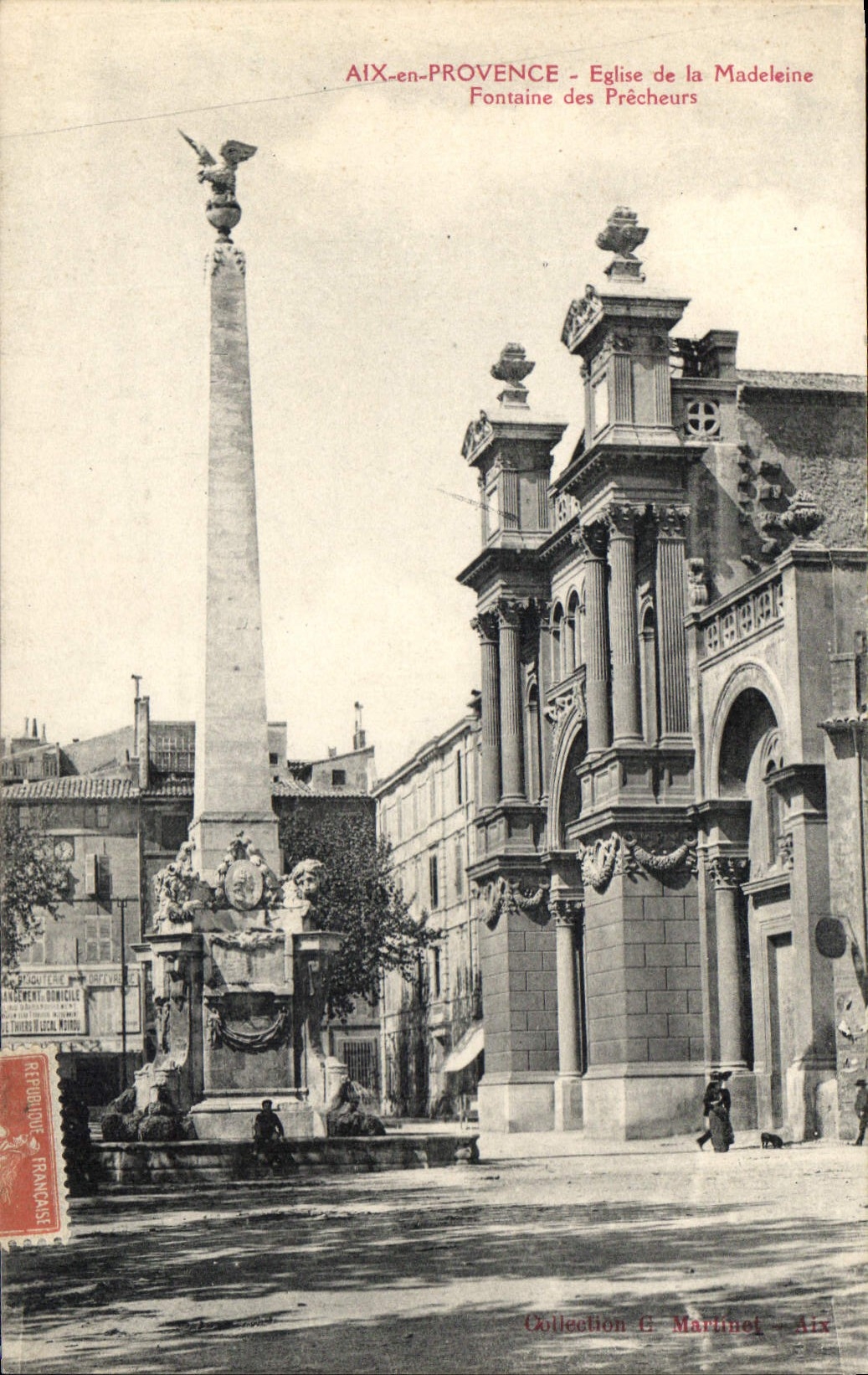 Aix-en-Provence - Kirche der Madeleine - Fontaine des Précheurs