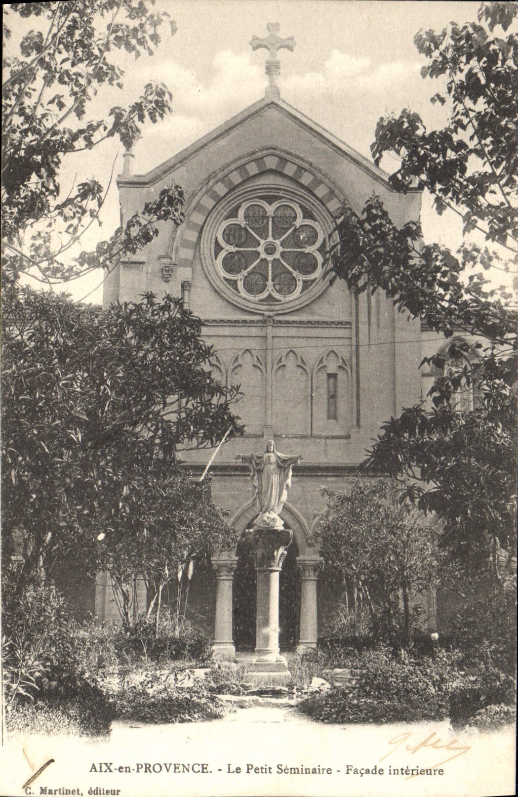 AIX-en-PROVENCE - Le Petit Séminaire - Façade intérieure — C. Martinet, éditeur