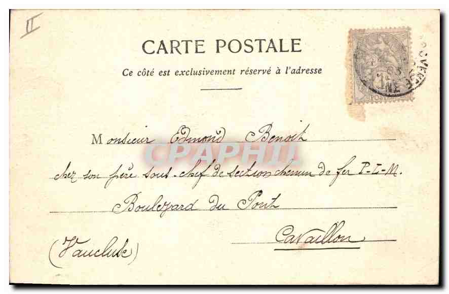 AIX-en-PROVENCE - Le Petit Séminaire - Façade intérieure — C. Martinet, éditeur — Verso