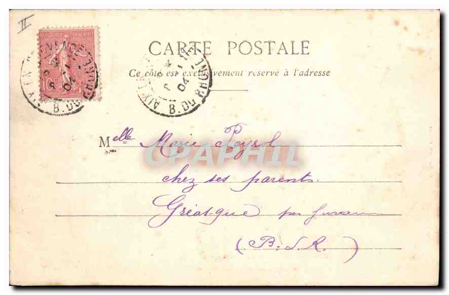 Aix-en-Provence — Petit Séminaire — C. Martinet, éditeur — Achterkant