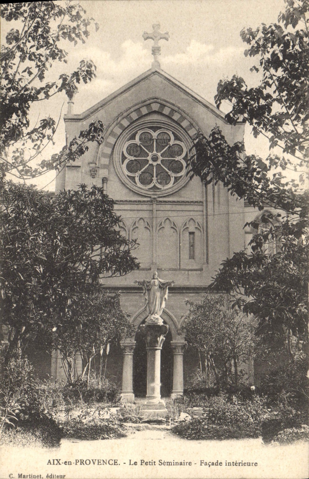 AIX-en-PROVENCE - Le Petit Séminaire - Façade intérieure — C. Martinet, éditeur