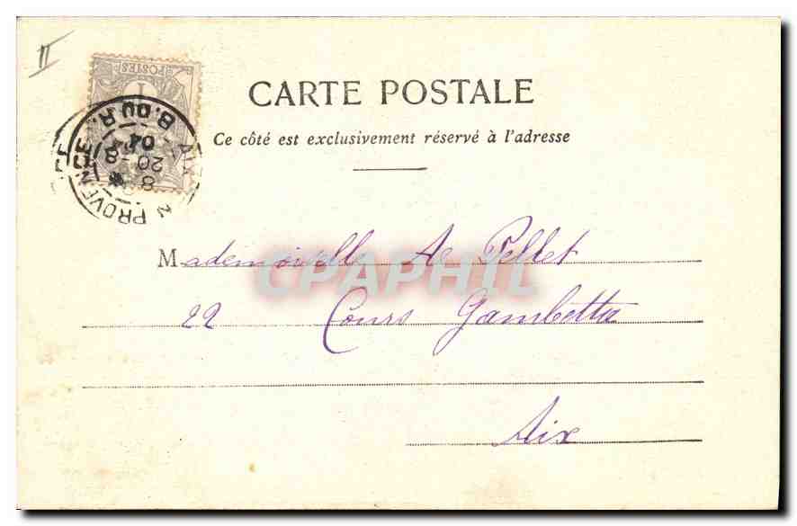 AIX-en-PROVENCE - Le Petit Séminaire - Façade intérieure — C. Martinet, éditeur — Rückseite