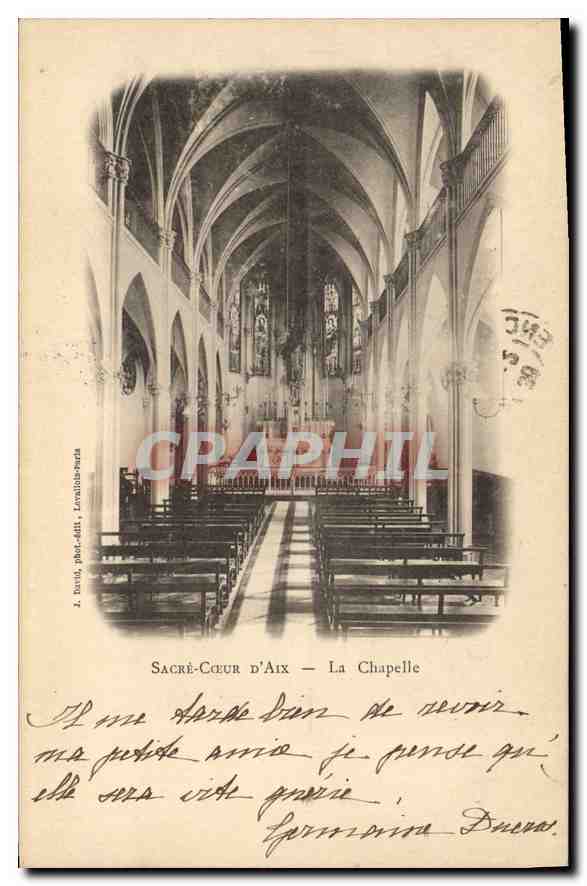 CPA Sacre Coeur d'Aix La Chapelle 