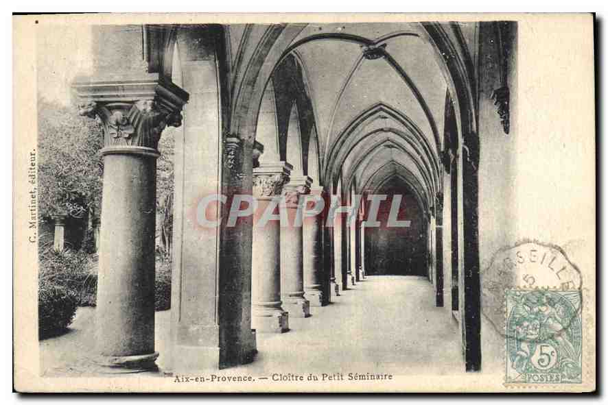 Aix-en-Provence — Cloître du Petit Séminaire — G. Martinet, éditeur