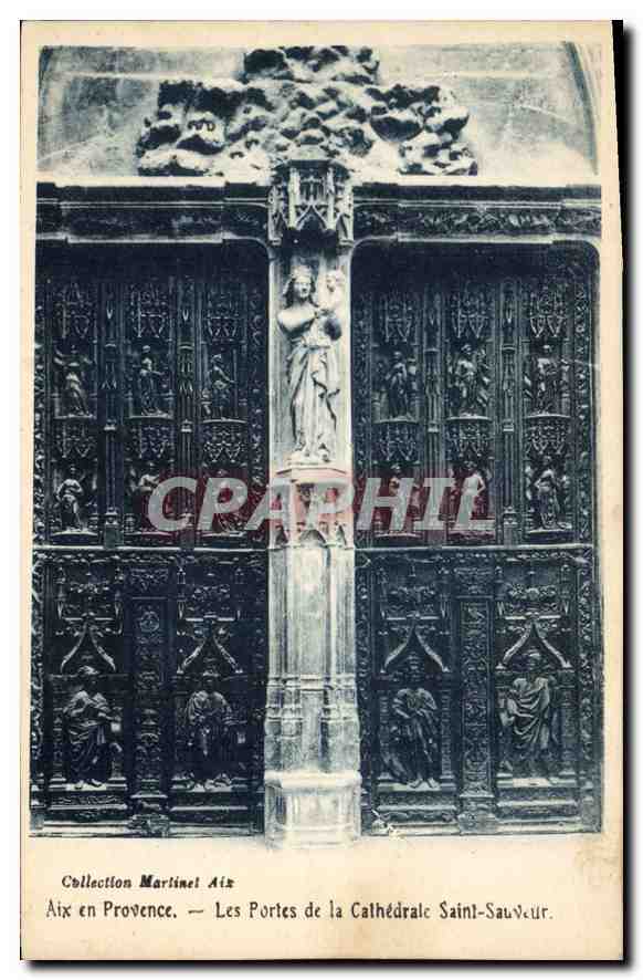 Aix en Provence — Les Portes de la Cathédrale Saint-Sauveur — Collection Martinel Aix