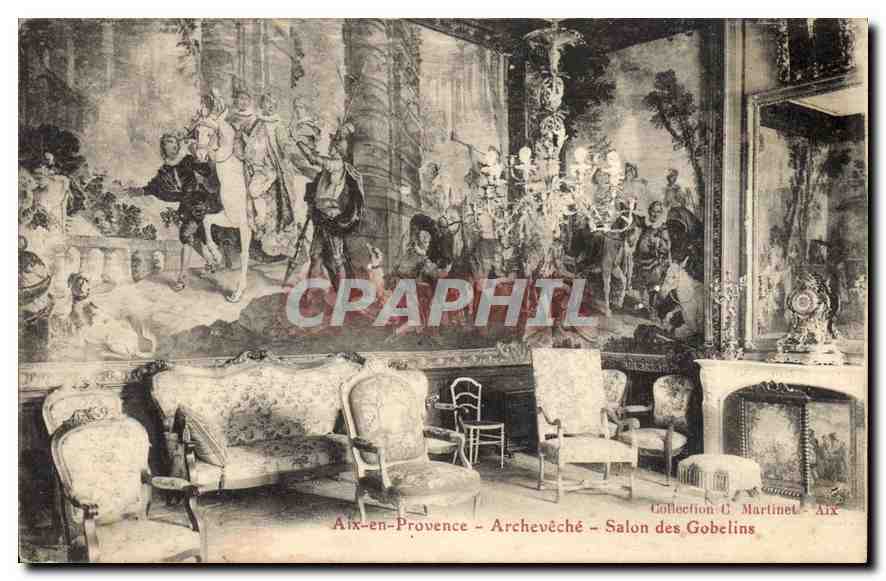 Aix-en-Provence - Archevêché - Salon des Gobelins — Collection C. Martinet
