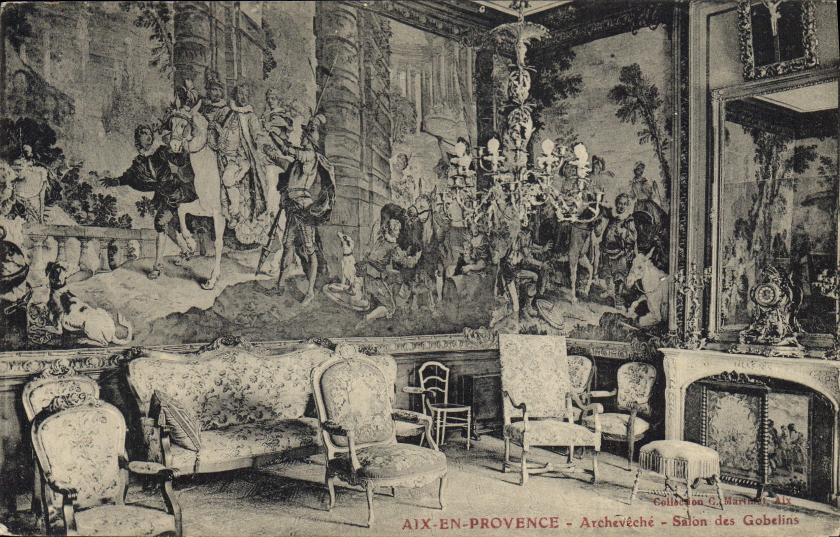 Aix-en-Provence - Erzbistum - Gobelins-Salon — Sammlung G. Martinot, Aix