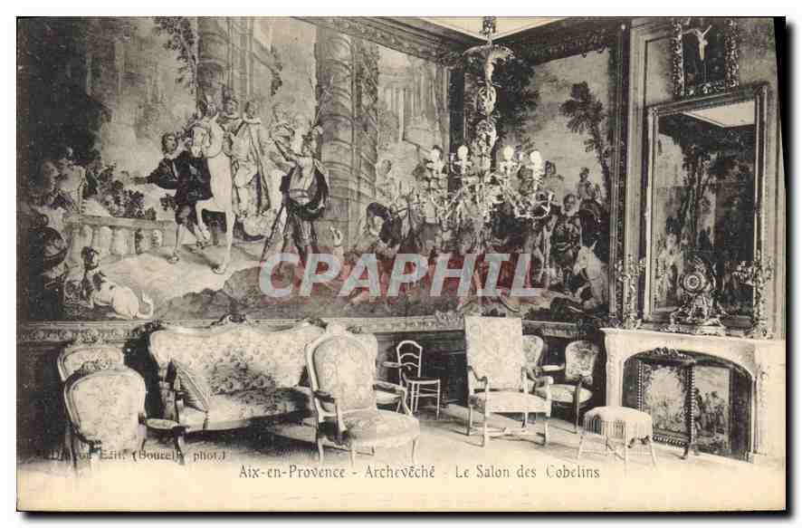Aix-en-Provence - Archevêché - Le Salon des Cabelins — (Bourelle phot.)