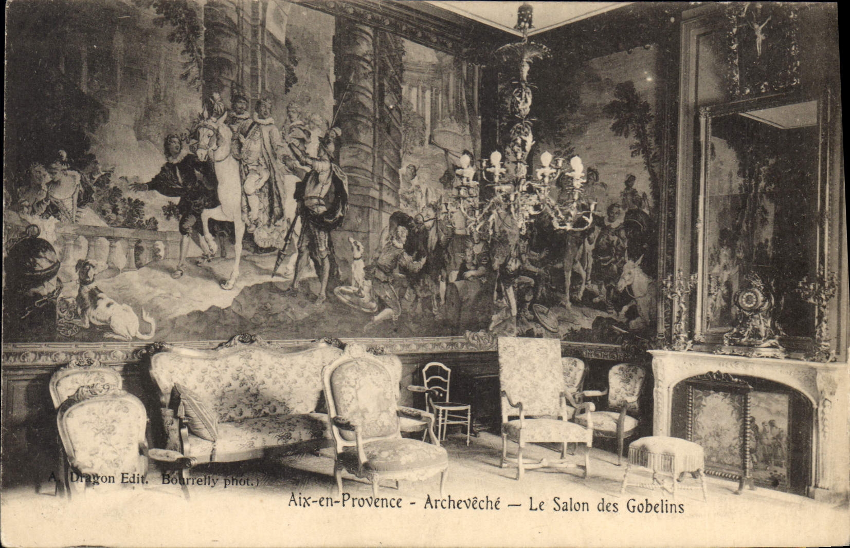 Aix-en-Provence - Arcivescovado — Il Salone dei Gobelins — Editore Dragon