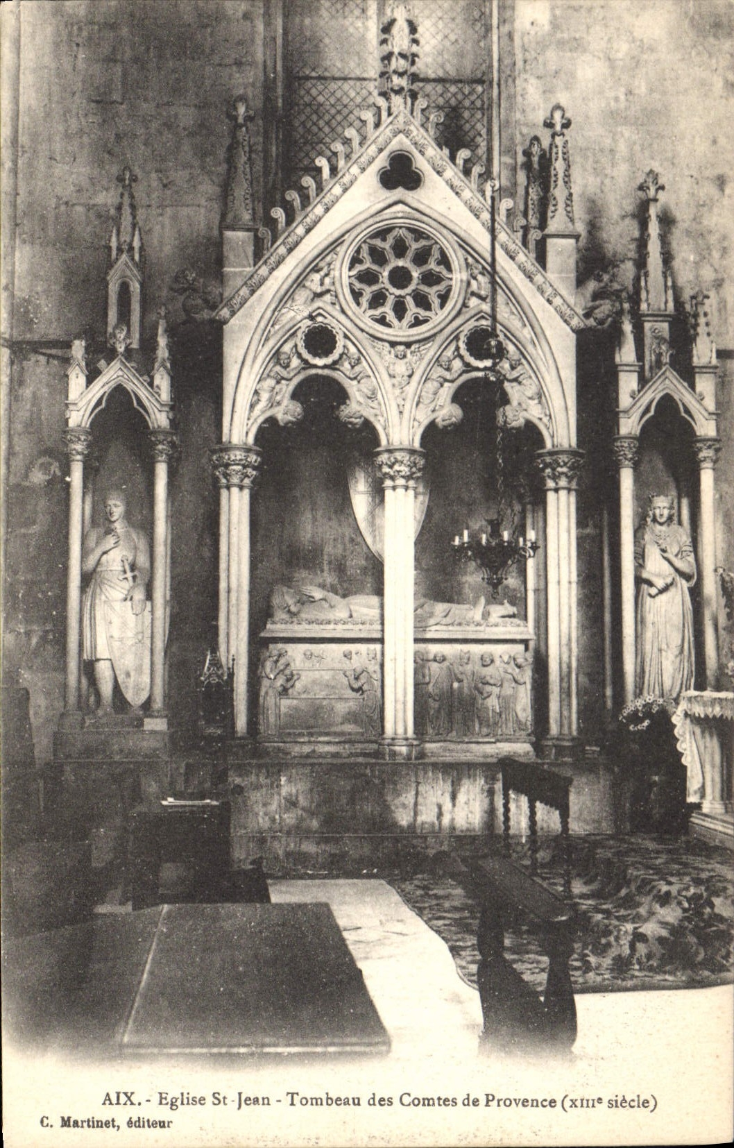 Église Saint-Jean - Tombeau des Comtes de Provence (xiiième siècle) — Aix-en-Provence — C. Martinet, éditeur