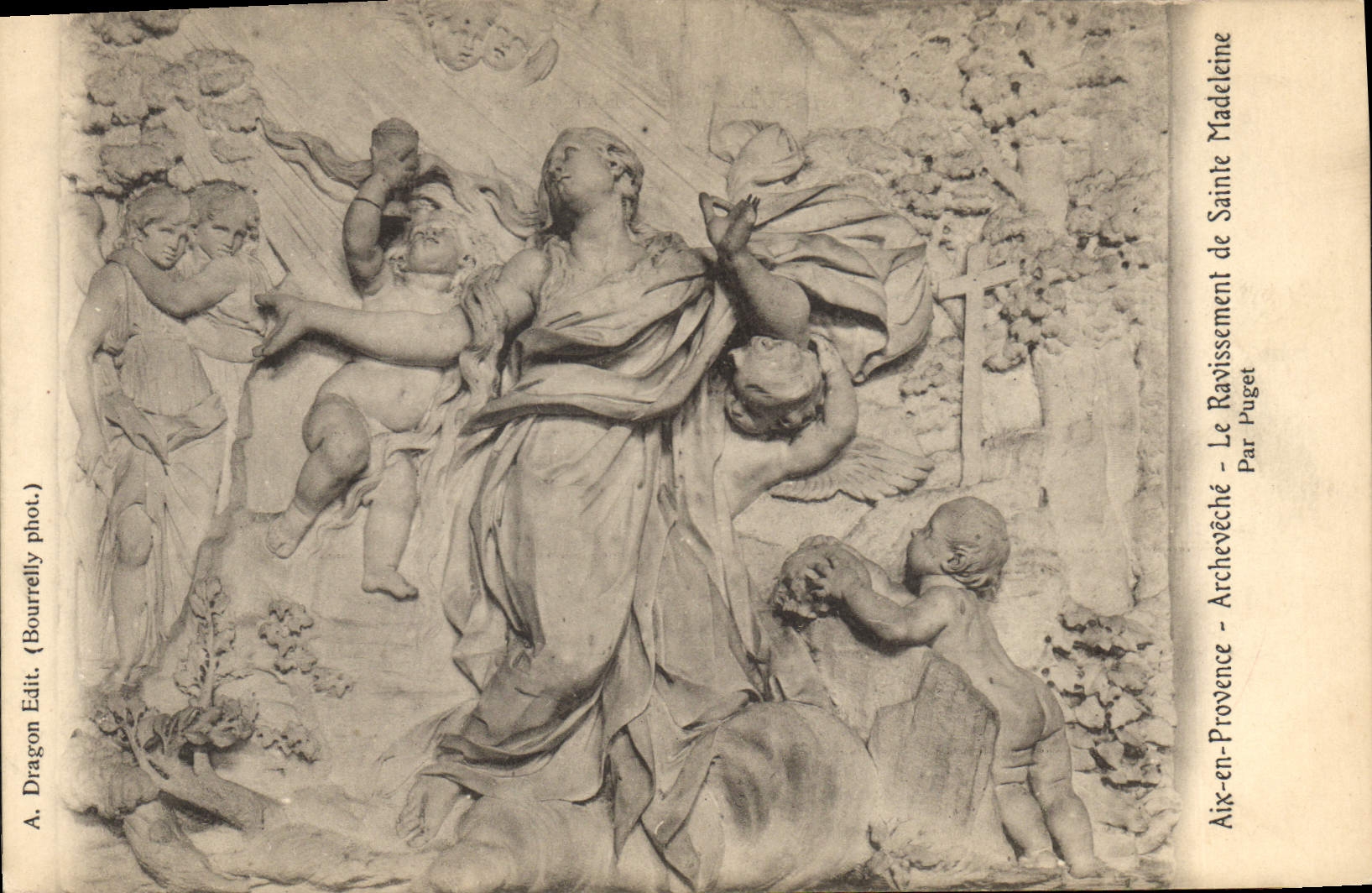Le Ravissement de Sainte Madeleine — Aix-en-Provence — Par Puget