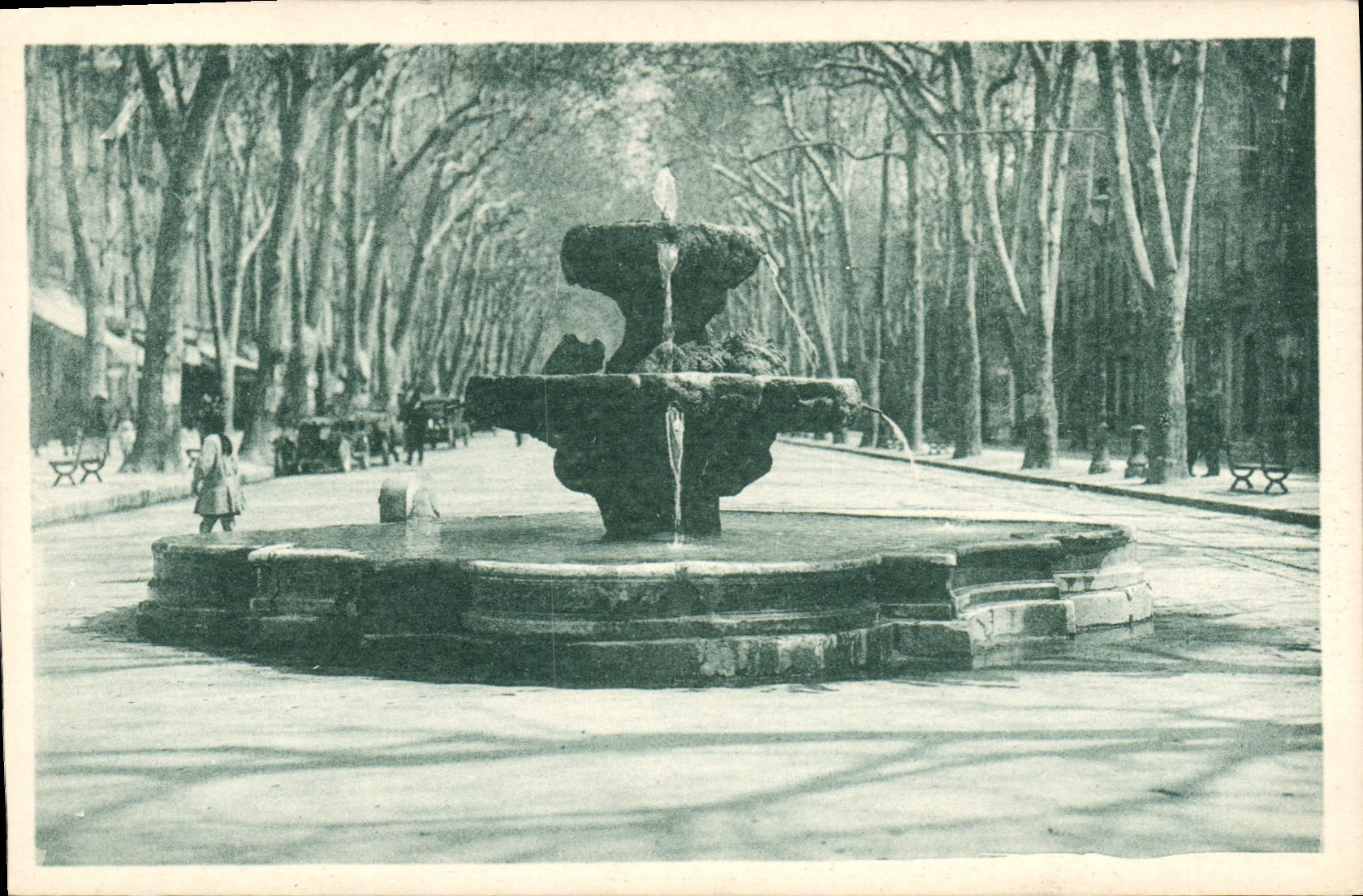 Aix-en-Provence — Fontaine des Neuf-Canons — J. Goulard, Éditeur