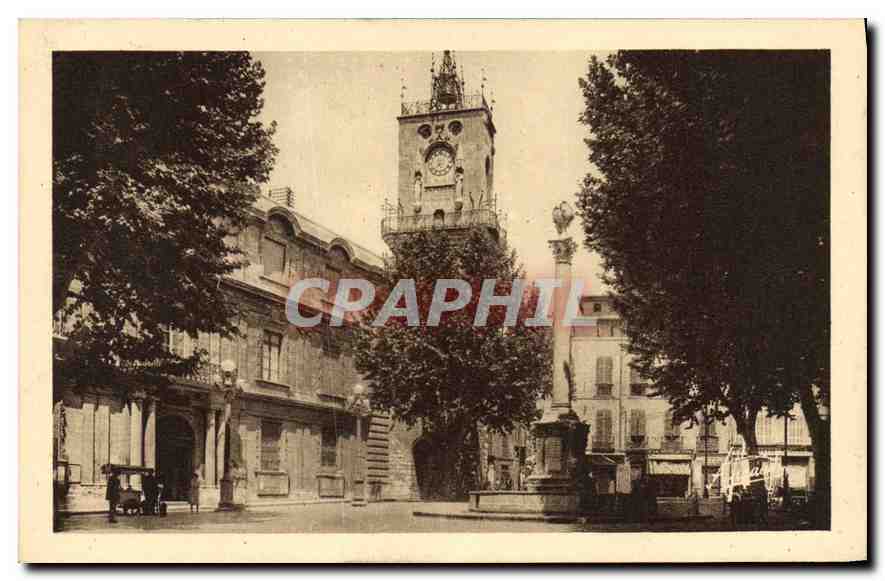 Aix-en-Provence — Place de l'Hôtel de Ville — éditeur CPAPHIL
